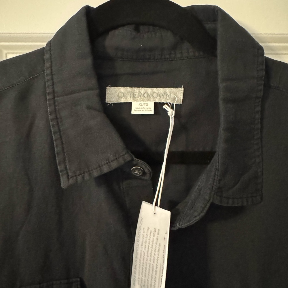 Outerknown Men's Black Long Sleeve Shirt XL